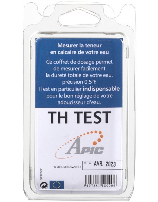 PRODUITS D'ANALYSE - KIT TH TEST : TEST DE DURETE COMPTE-GOUTTE