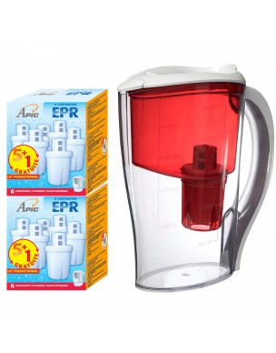 Pack 12 Cartouches et carafe rouge offerte