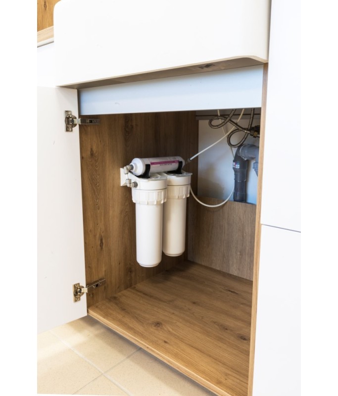 Filtre à Eau Sous évier 5 étapes En Acier Inoxydable 304 - Purificateur UF 60 L/h - Pour Cuisine Ou Salle De Bain