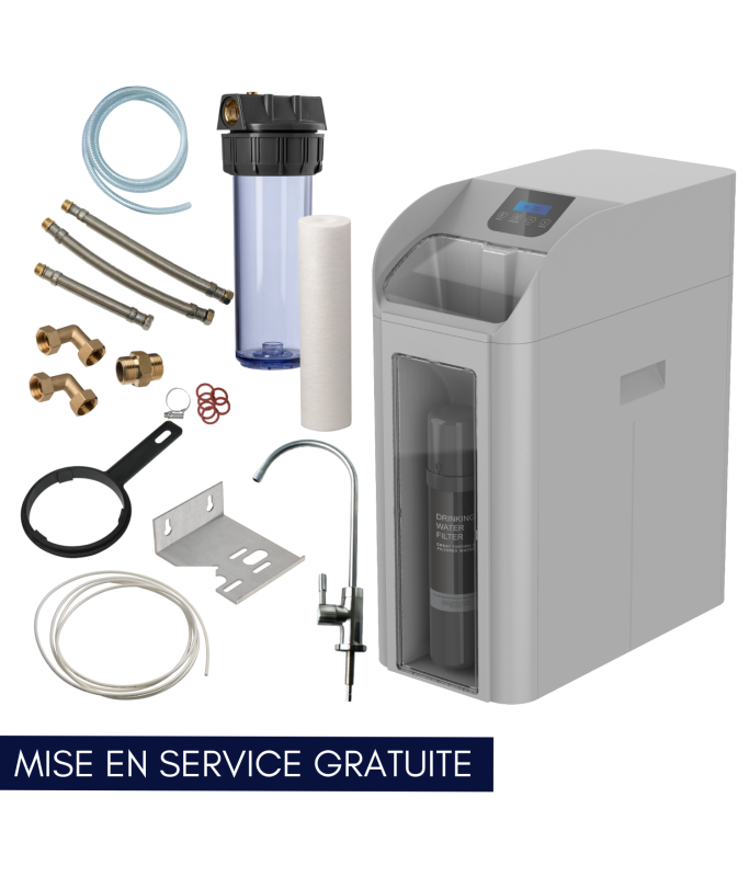 Adoucisseur d'eau filtrant Apic 10L