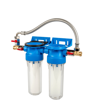 Filtre double Anti-tartre et Anti impuretés avec by-pass