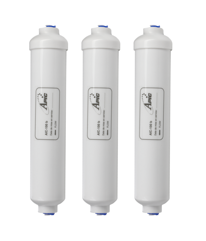 Pack de 3 Cartouches filtrantes frigo AIC100b Apic